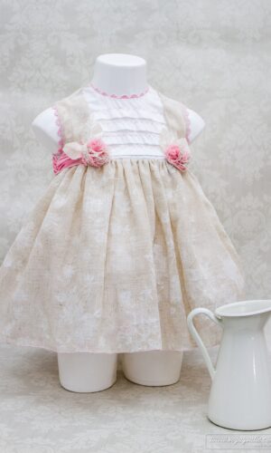 Vestido para niña · Modelo Alheli · Vega y Valle