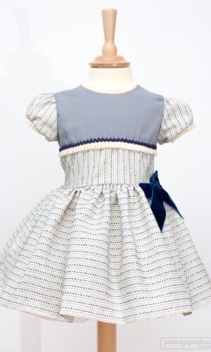 Vestido para niña · Modelo Nenufar · Vega y Valle