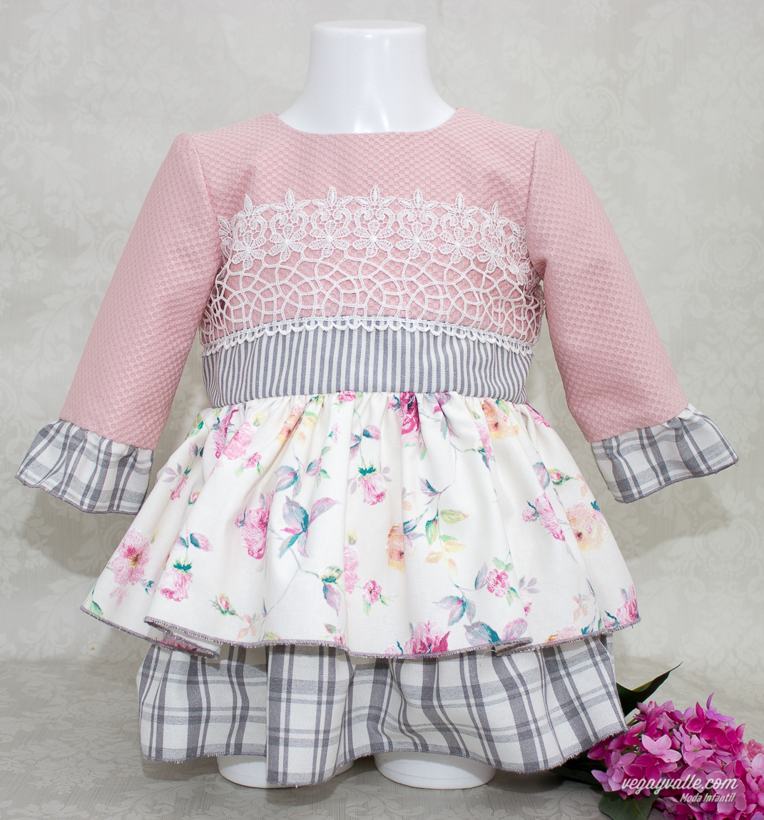 vestido-para-niña-de-1-a-4-años-modelo-opalo-otoño-invierno-vega-y-valle-1 vestido para niña de 1 a 4 años modelo Ópalo otoño-invierno 2015-2016 Vega y Valle