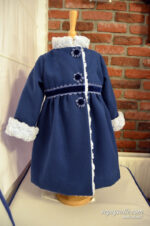 Abrigo para niña · Azul