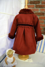 Abrigo para niña · Granate - Imagen 3