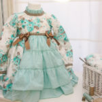 Vestido para niña color verde Modelo Acacias