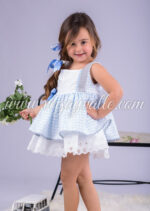 Vestido para niña · Celeste