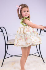 Vestido para niña · Rosas porcelana - Imagen 4
