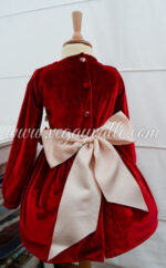 Vestido para niña rococo rojo - Imagen 2