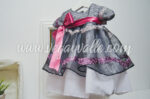 Vestido para niña · Azabache - Imagen 2