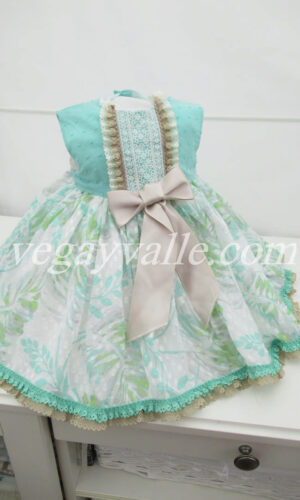 Vestido para niña modelo Campiña