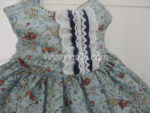 Vestido para niña modelo claveles - Imagen 2