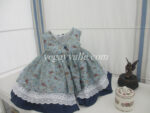 Vestido para niña modelo claveles - Imagen 3